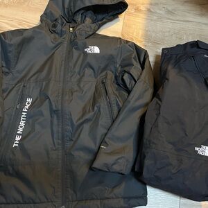 The North Face Black Hooded Jacket and pants